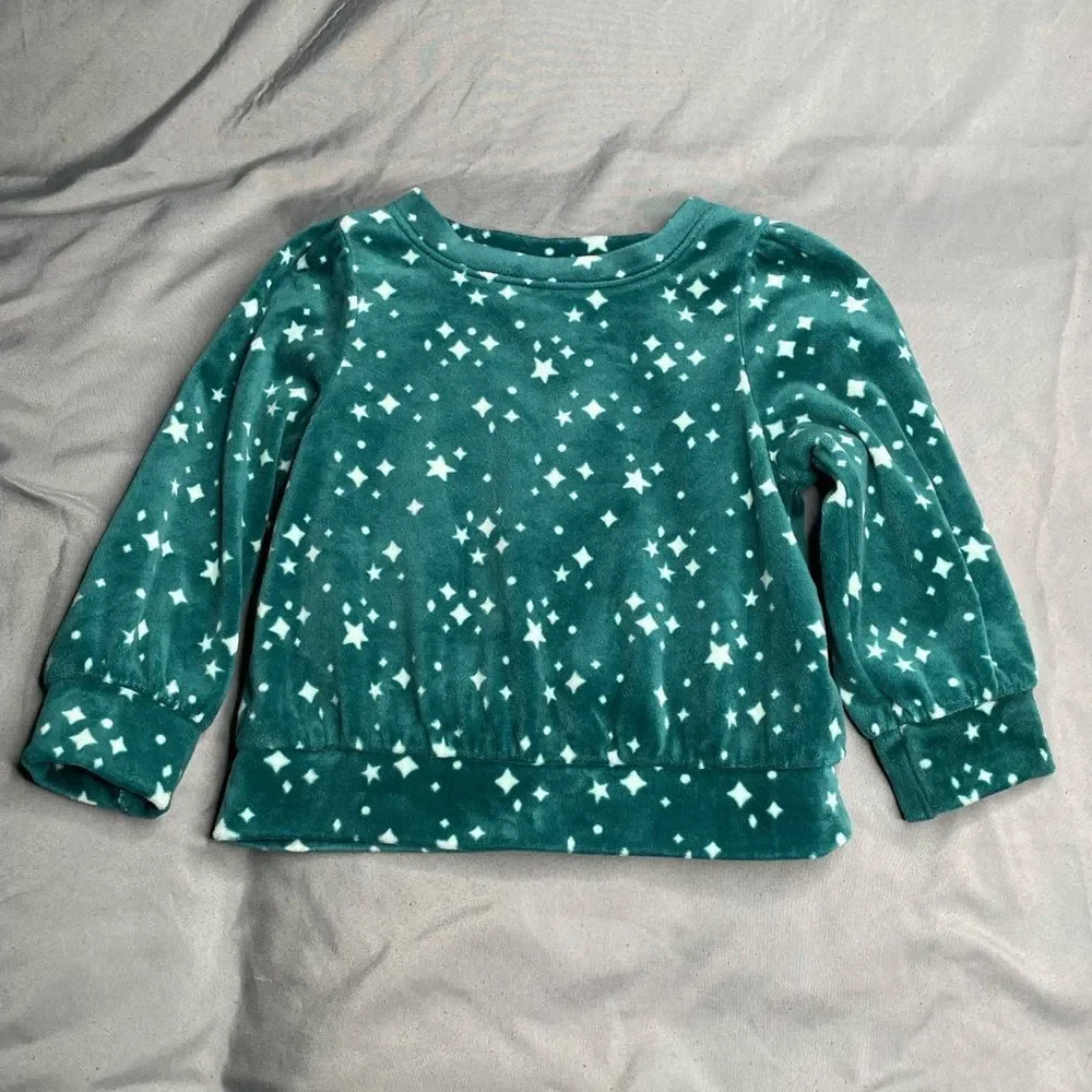 Carter's Teal Starry Pajama Set